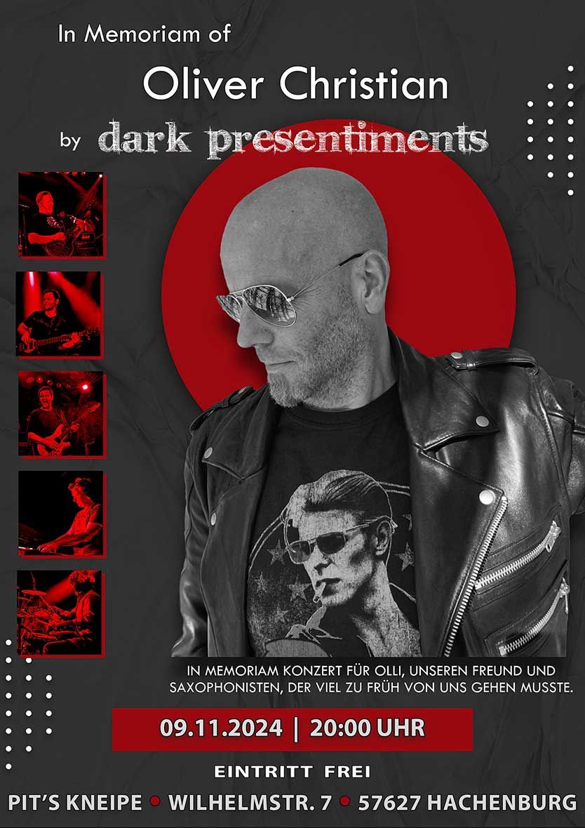 In Memoriam of Oliver Christian by DARK PRESENTIMENTS  9.No. 2024